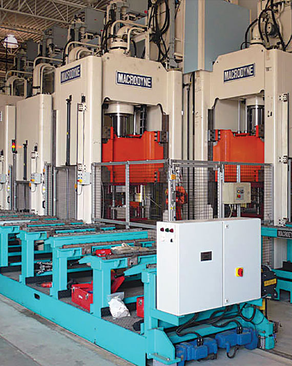 Automotive industry hydraulic press