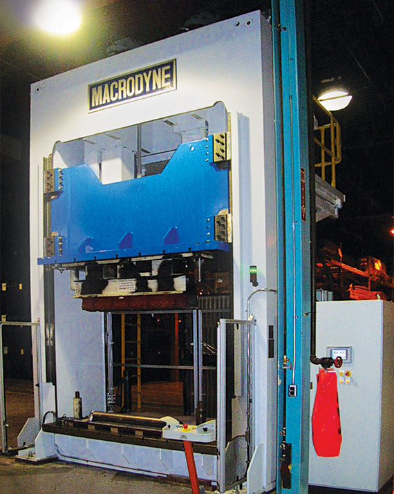 vehicle hydraulic press